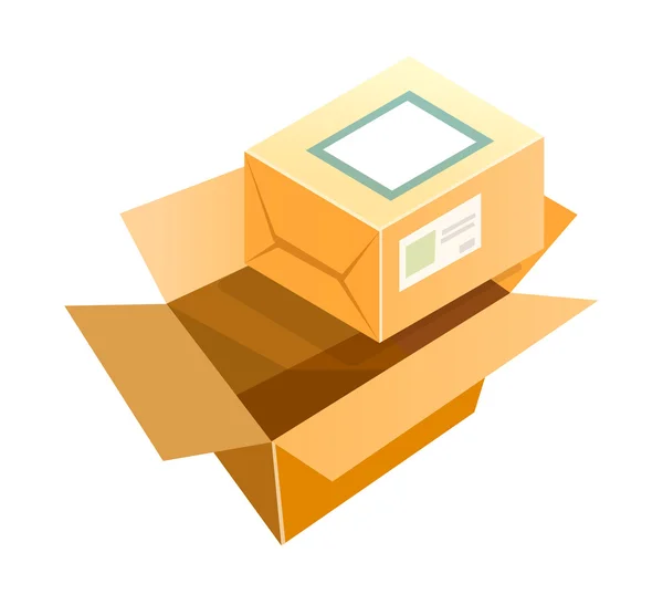 Vector icon parcel — Stock Vector