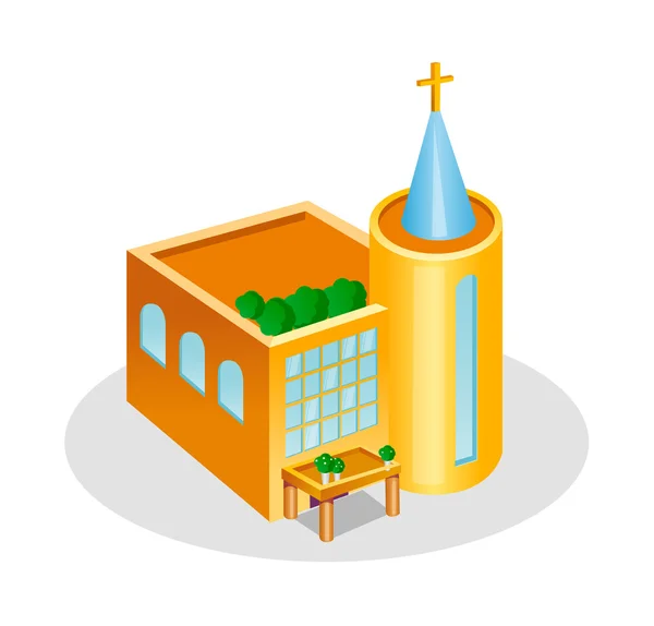 Vector icon church — Stock Vector