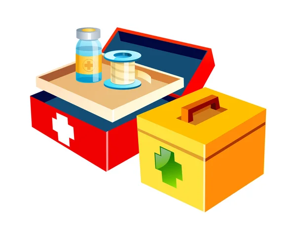 Vector icon first aid kit — Stock Vector