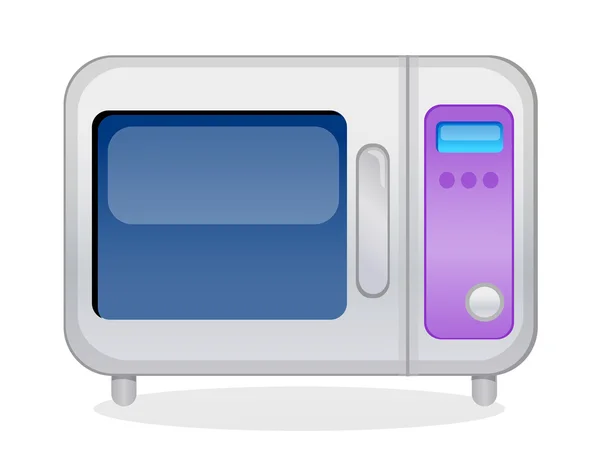 Vector icon microwave — Stock Vector