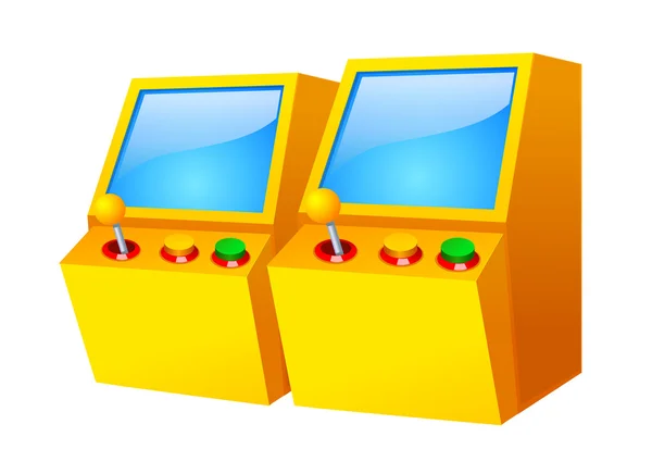 Vector icono juego de la máquina — Vector de stock