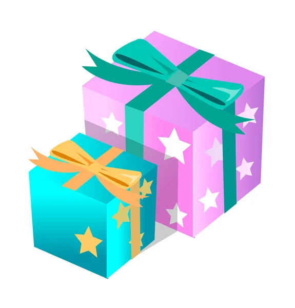 Vector icon gift box — Stock Vector