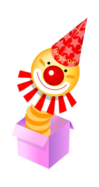 Clown de fête — Image vectorielle