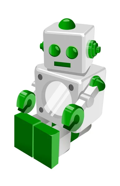 Vector icono robot — Archivo Imágenes Vectoriales