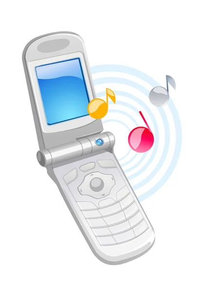 Vector icon mobiltelefon — Stock Vector