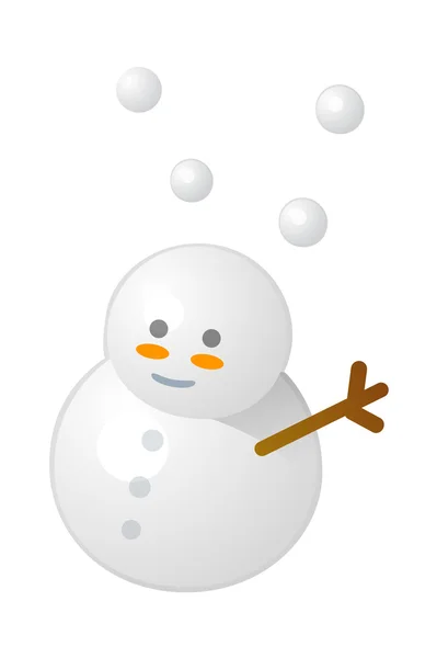 Vector pictogram sneeuw — Stockvector