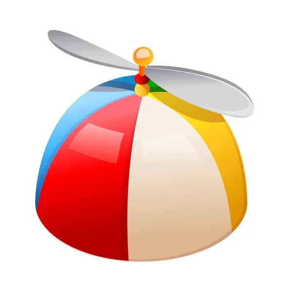 Vector icon hat propeller — Stock Vector