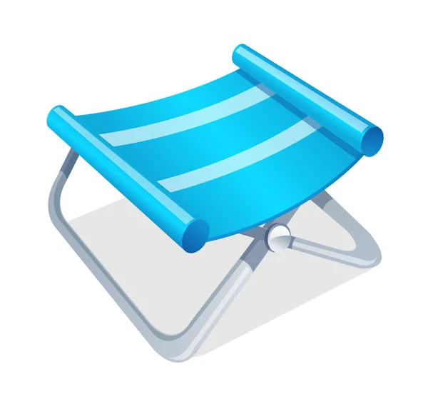 Vektor ikonen camping stol — Stock vektor