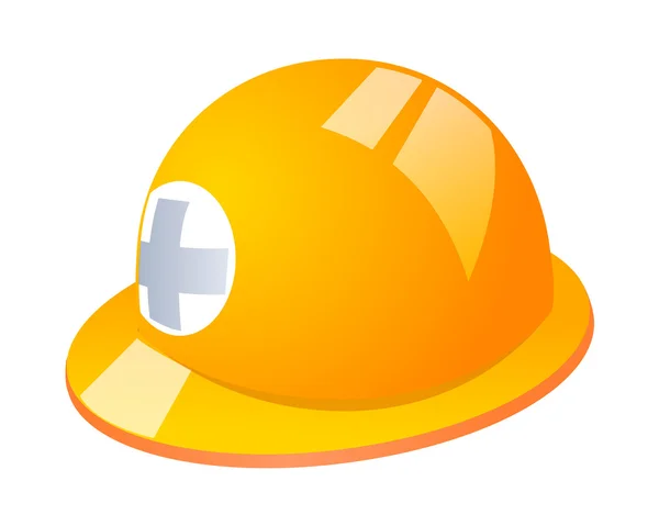 Vector icon safety helmet — Stock Vector