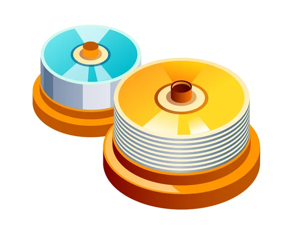 Vector icono cd — Vector de stock