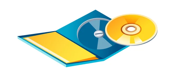 Vector icon CD — Stock Vector