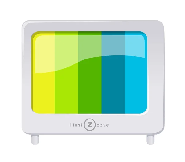 Vector icono de televisión — Vector de stock