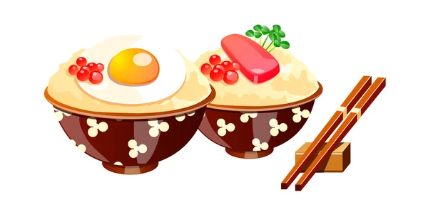 Vector icon japán élelmiszer — Stock Vector