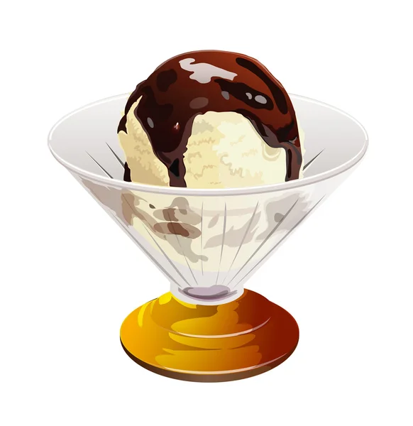 Векторное мороженое — стоковый вектор