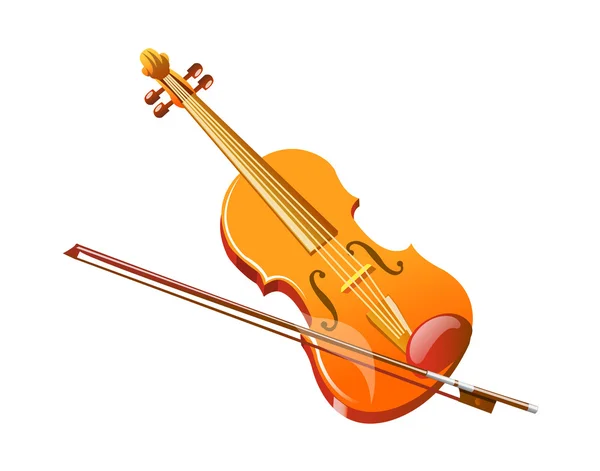 Violon icône vectorielle — Image vectorielle