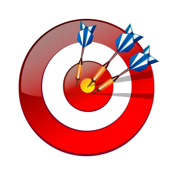 Vector pictogram dart — Stockvector