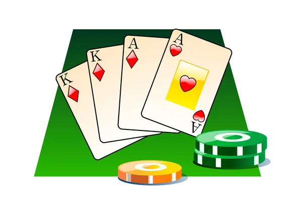 Casino ícone do vetor — Vetor de Stock