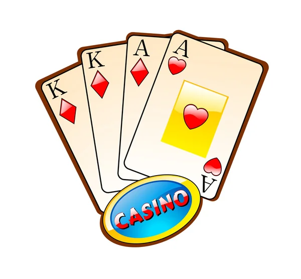 Casino ícone do vetor —  Vetores de Stock