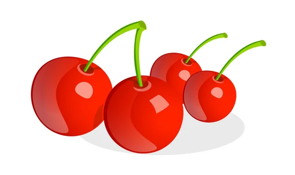 Vector icon cherry — Stock Vector