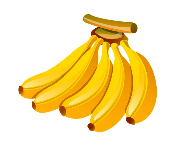 Vector icono plátano — Vector de stock