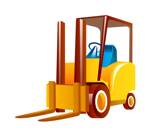 Vector icon forklift — Stock Vector