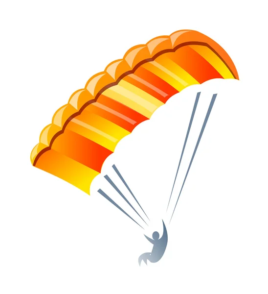 Vector icon parachute — Stock Vector