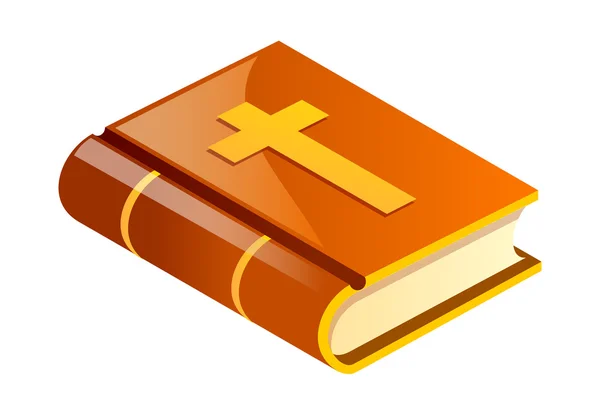 Vector icono biblia — Vector de stock