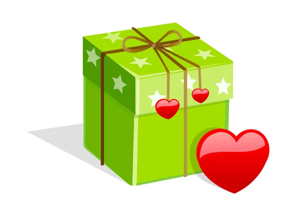 Vector icono caja de regalo — Archivo Imágenes Vectoriales