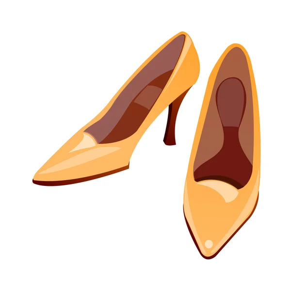 Vector icon high heels — Stock Vector