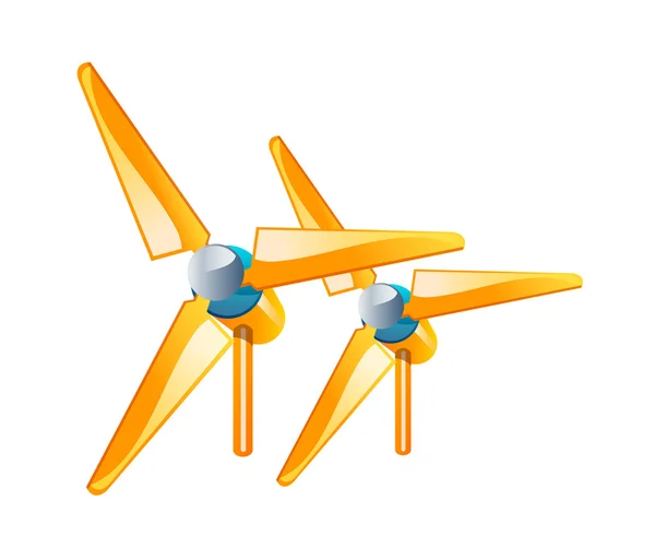 Vektorové ikony vrtule — Stockový vektor