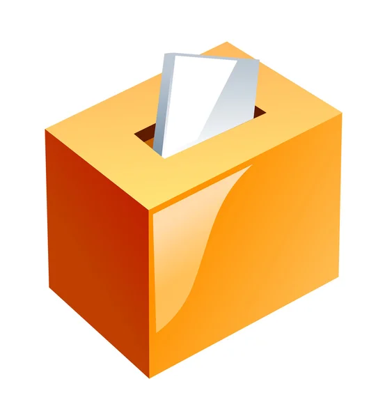 Vector icon ballot box — Stock Vector