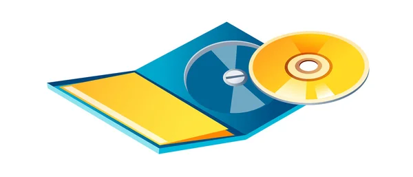 Vector icon cd — Stock Vector