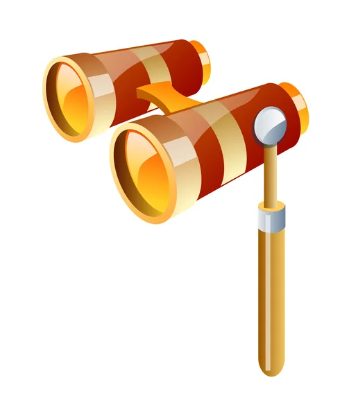 Vector icon opera glasses — Stock Vector