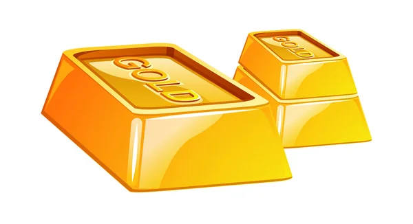 Vector icon gold — Stock Vector