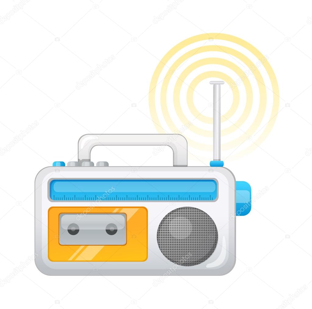 Vector icon radio