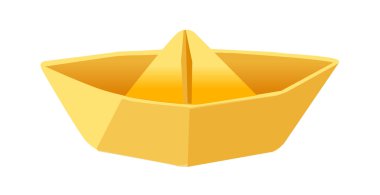 vektör simge kağıt gemi