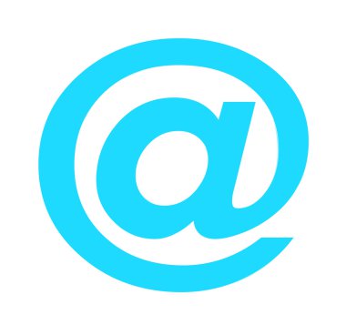 vektör simge e-posta işareti