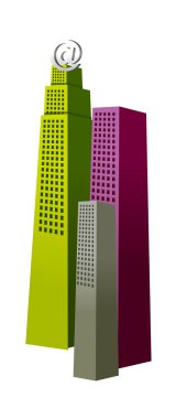 Vector icon building