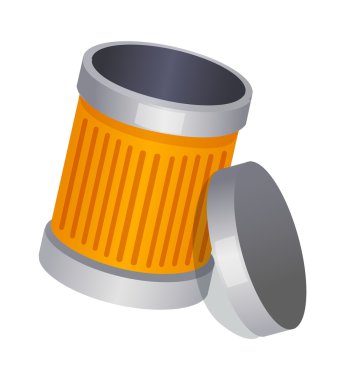 vektör simgesini çöp kutusu