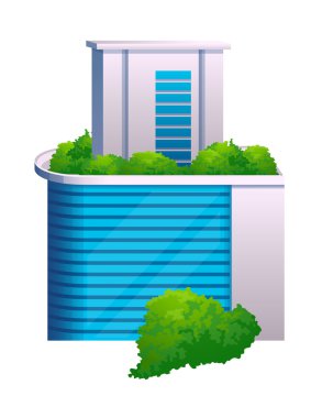 Vector icon building
