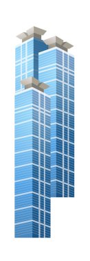 Vector icon building