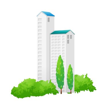 Vector icon building