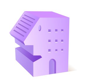 Vector icon building