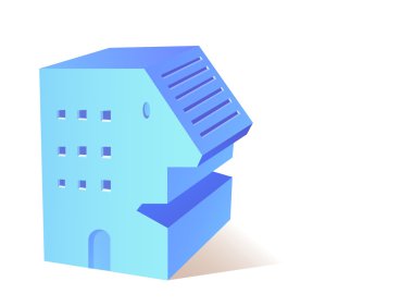 Vector icon building