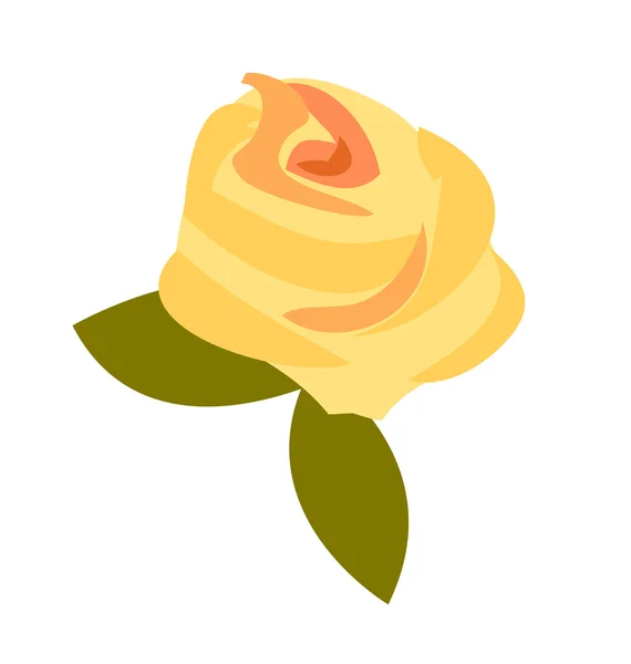 Vector icon rose — Stockvector