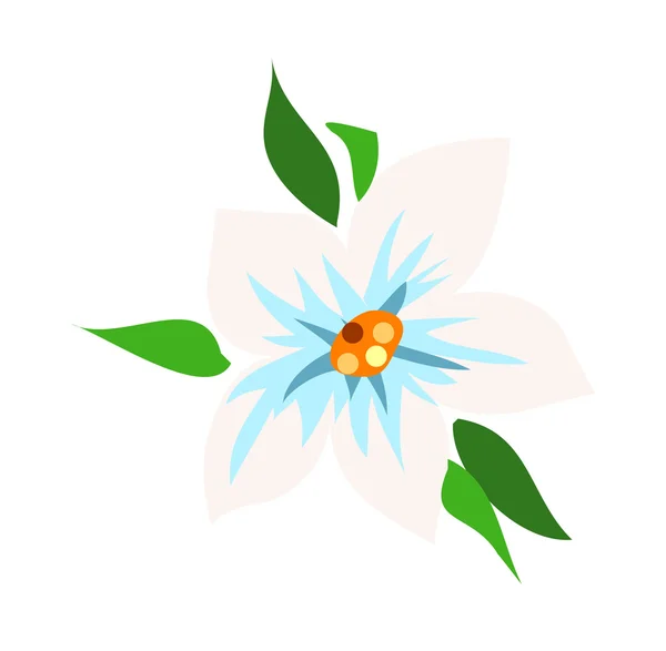 Vector icon flower — Stock Vector