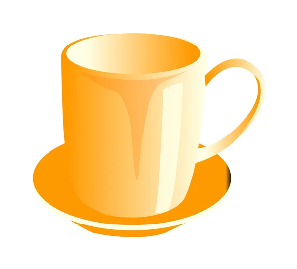 Vector icono taza — Vector de stock