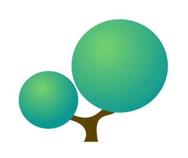 Векторна icon дерево — стоковий вектор