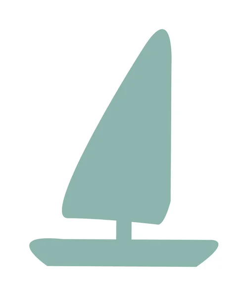 Векторна icon човен — стоковий вектор