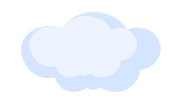 Vector icon cloud — Stock Vector
